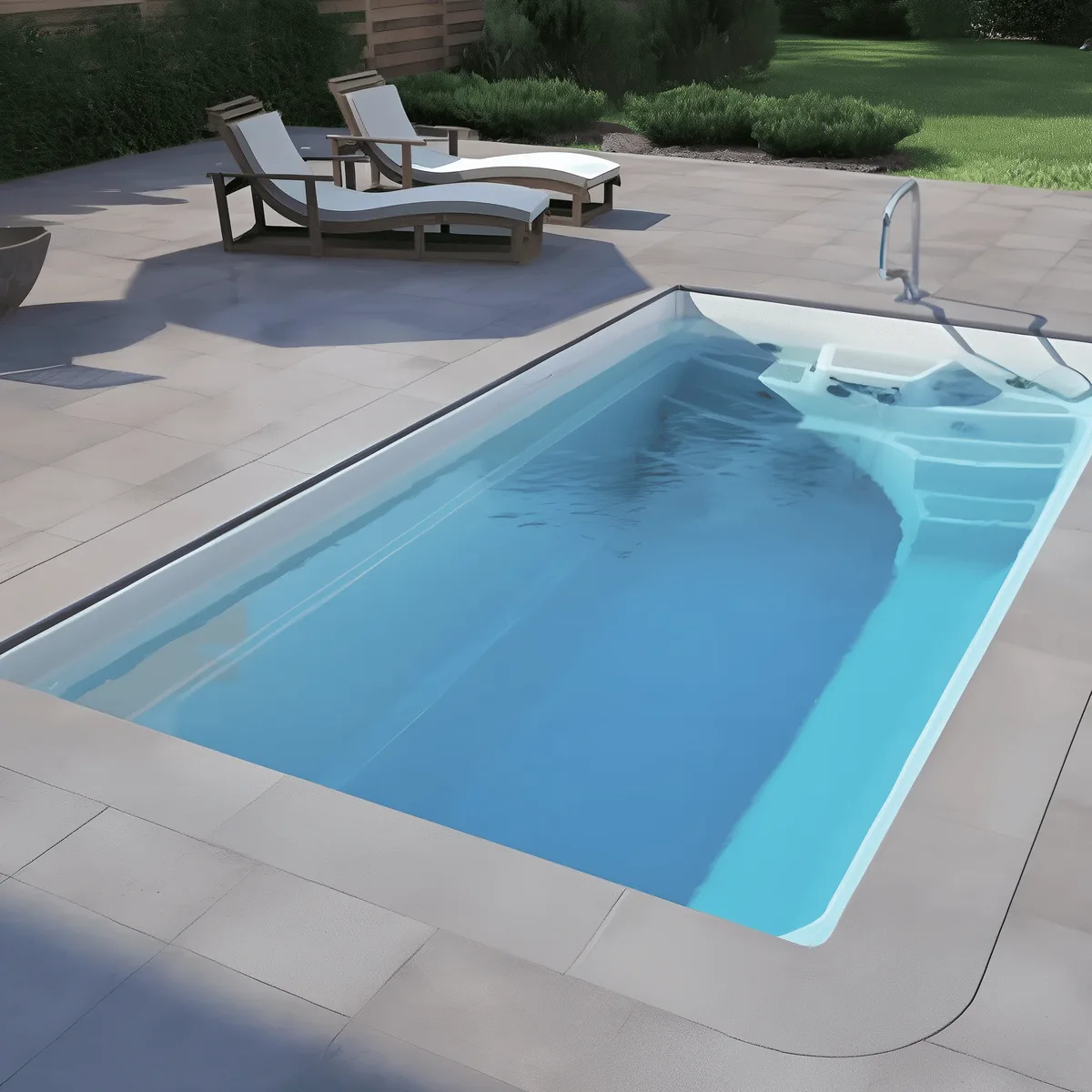 Композитный бассейн Laguna 5 — вид сверху в Новокузнецке