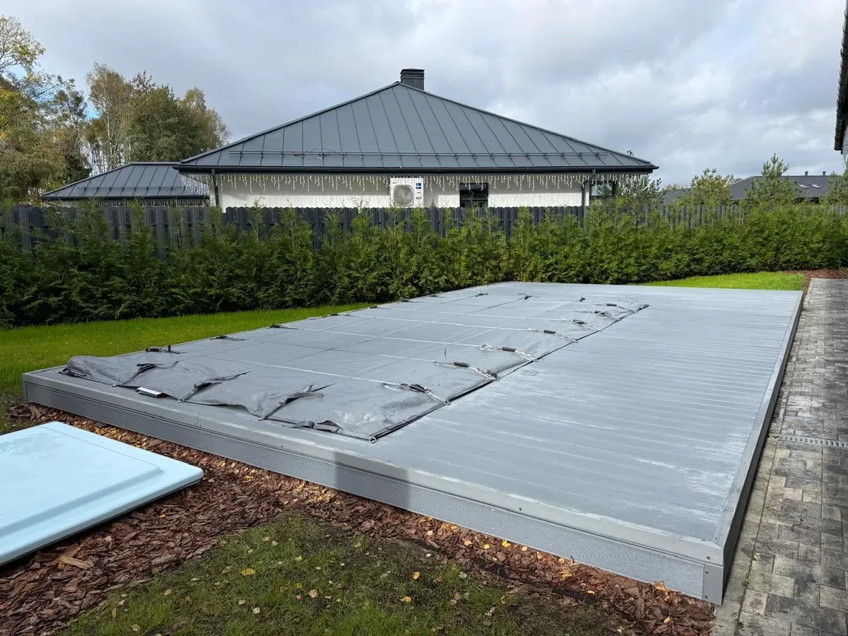 Покрывало Laguna Cover Mesh — установка в Новокузнецке