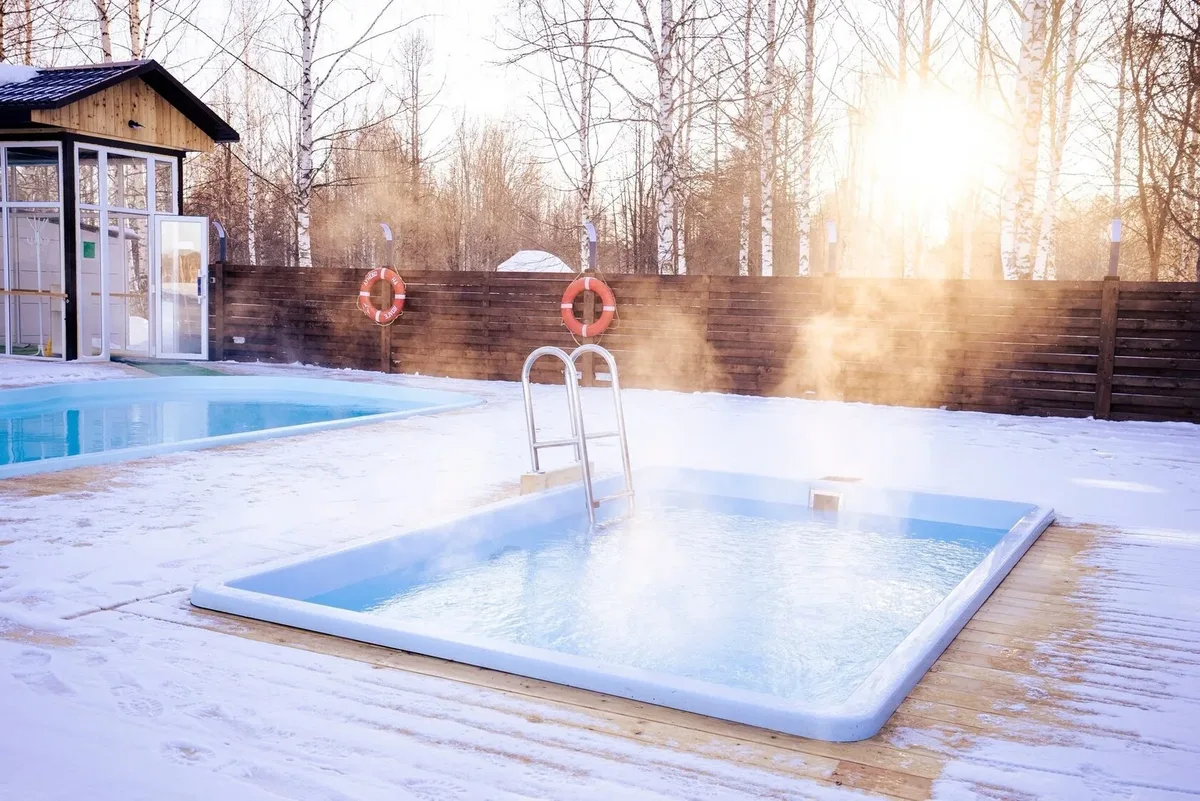 Композитный бассейн Laguna 4 — установка в Новокузнецке