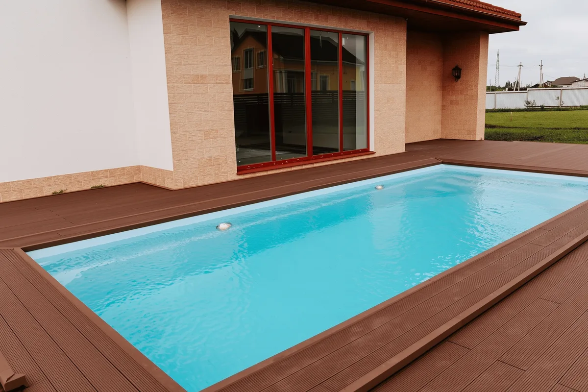 Композитный бассейн Laguna 8 — вид сверху в Новокузнецке